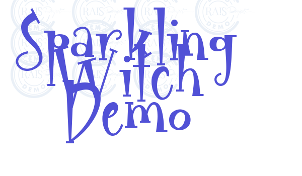 Sparkling Witch Demo font download