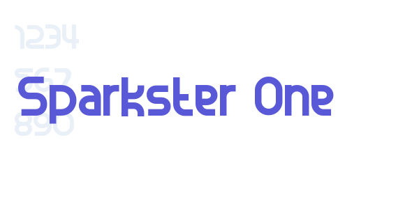 Sparkster One font free