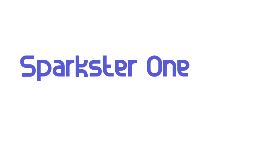 Sparkster One Font Download