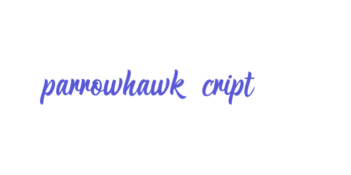 Sparrowhawk Script Font Download