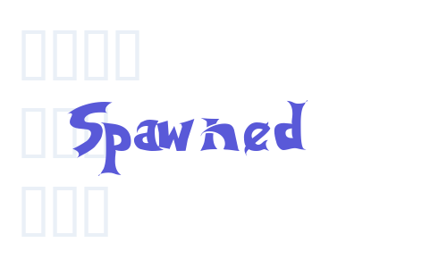 Spawned Font Download