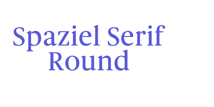 Spaziel Serif Round Font Download