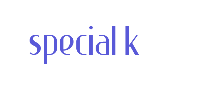 Special K Font