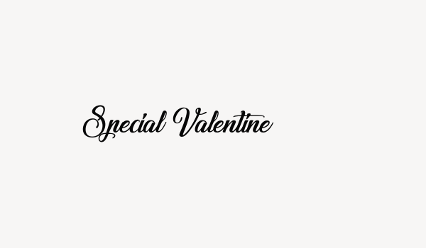 Special Valentine Font