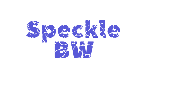 Speckle BW Font Download