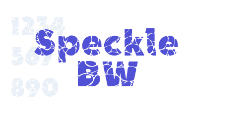 Speckle BW-font-download