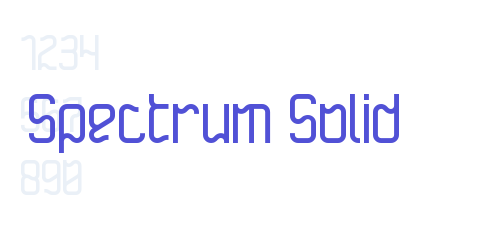 Spectrum Solid-font-download