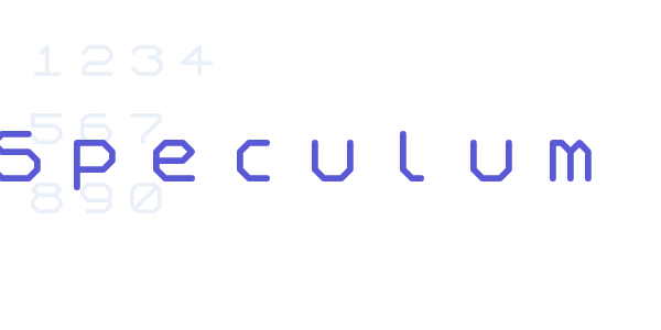 Speculum font free