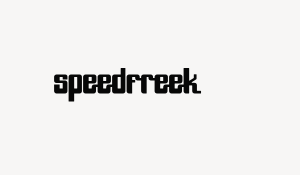 SpeedFreek Font