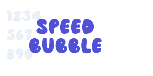 Speed Bubble-font-download
