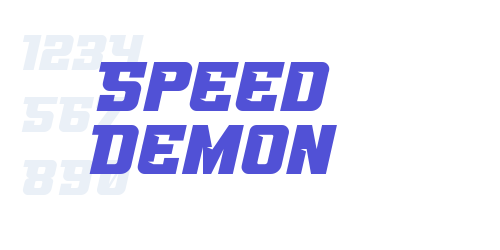 Speed Demon-font-download