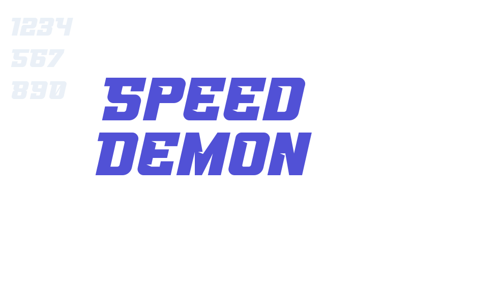 Speed Demon-font-download