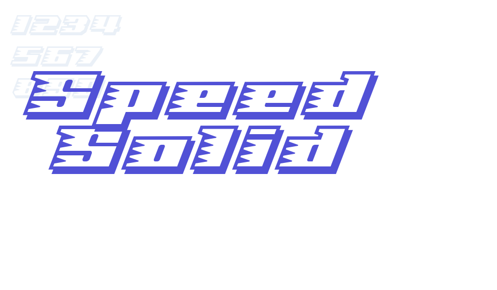 Speed Solid-font-download