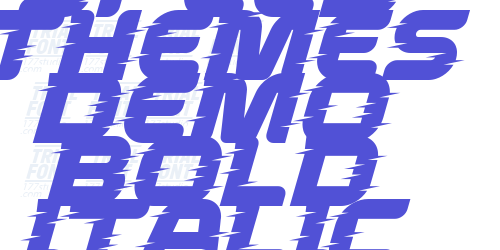 Speed Themes Demo Bold Italic-font-download