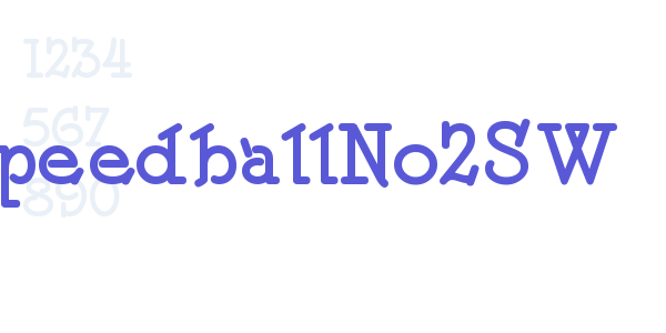 SpeedballNo2SW font free