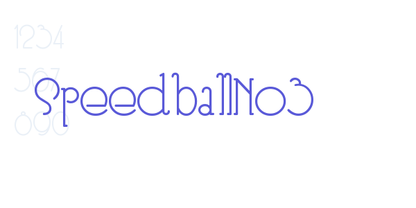 SpeedballNo3 font free