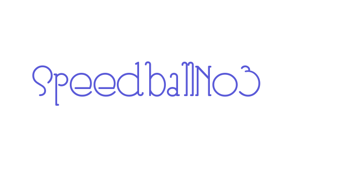 SpeedballNo3 Font Download