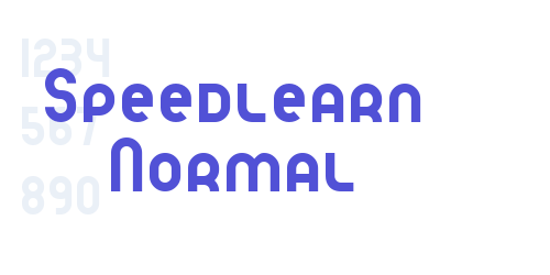 Speedlearn Normal-font-download