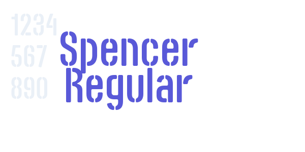 Spencer Regular font free