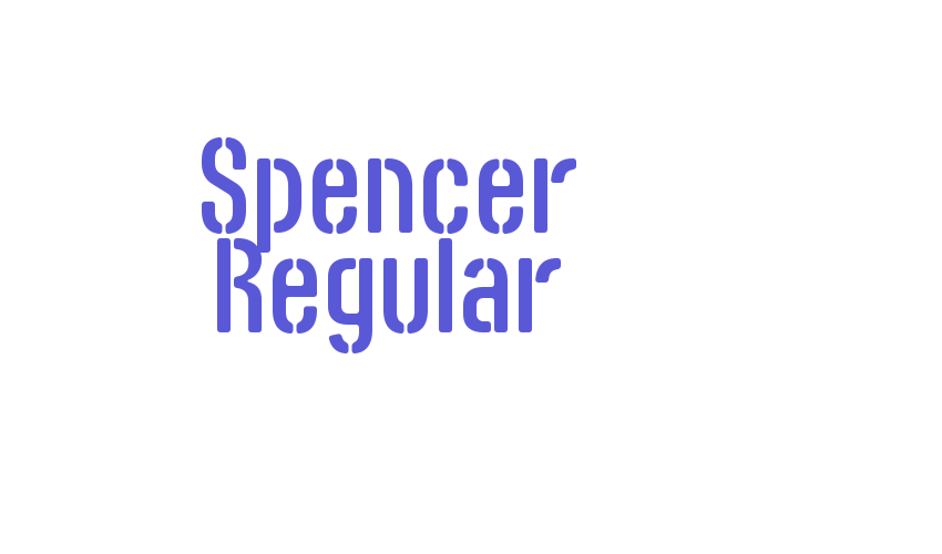 Spencer Regular Font Download