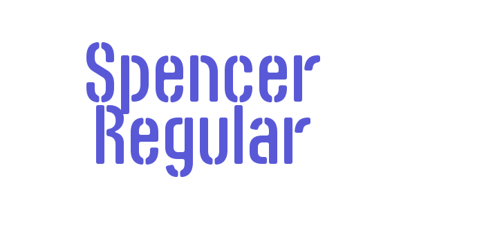 Spencer Regular Font