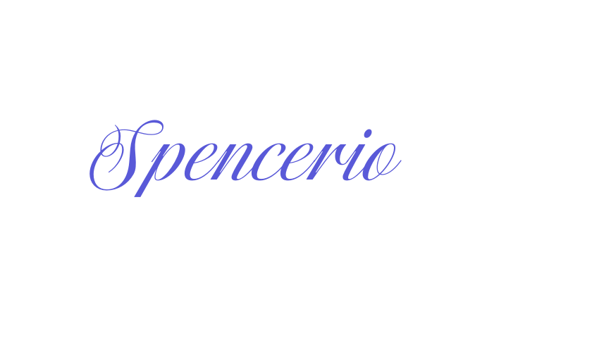 Spencerio Font Download