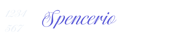 Spencerio-related font