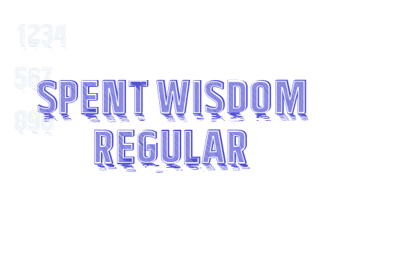 Spent Wisdom Regular