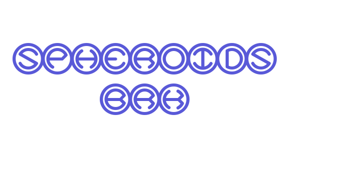 Spheroids BRK Font Download