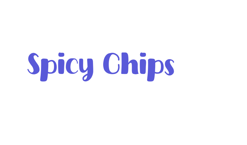 Spicy Chips Font