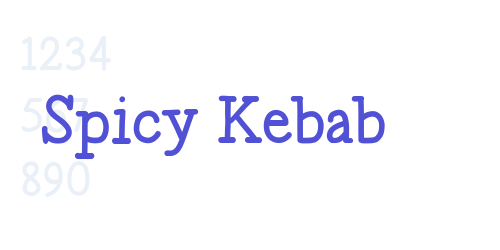 Spicy Kebab-font-download