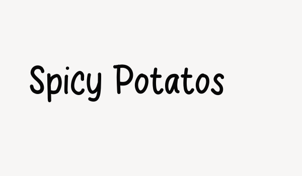 Spicy Potatos Font