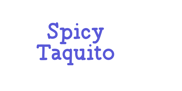 Spicy Taquito Font Download