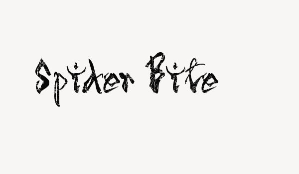 Spider Bite Font