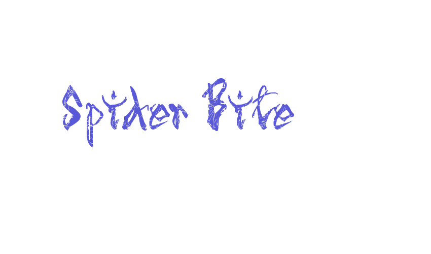 Spider Bite Font Download