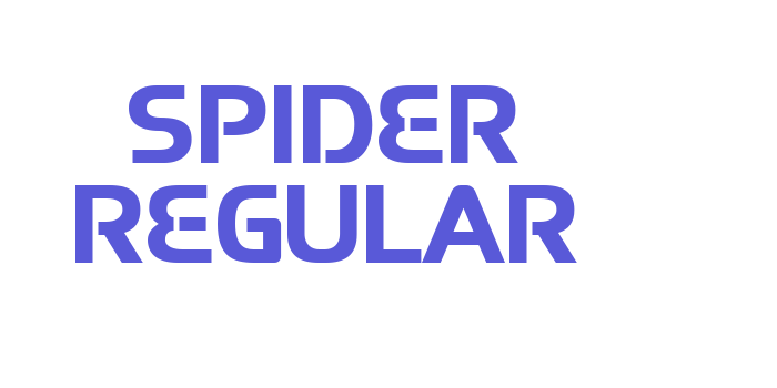 Spider Regular Font