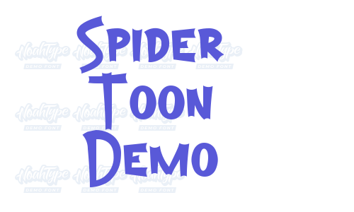 Spider Toon Demo Font