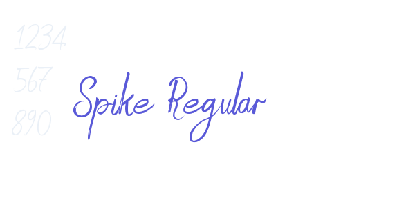 Spike Regular font