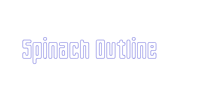 Spinach Outline Font Download