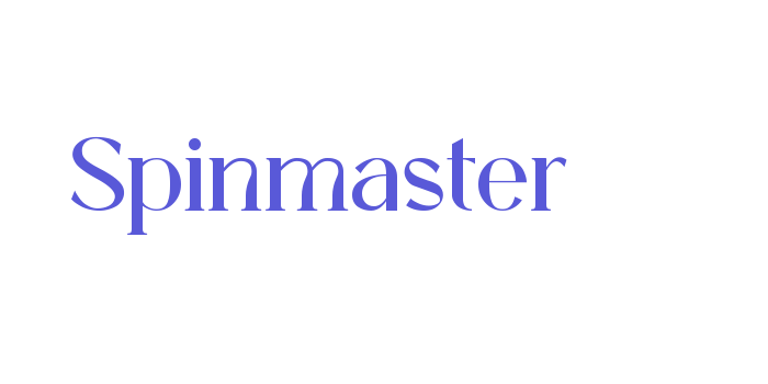 Spinmaster Font