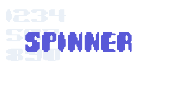 Spinner font free