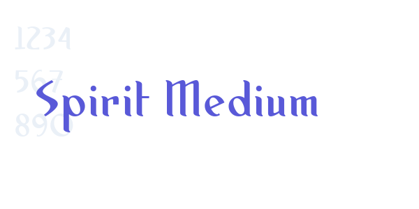 Spirit Medium font