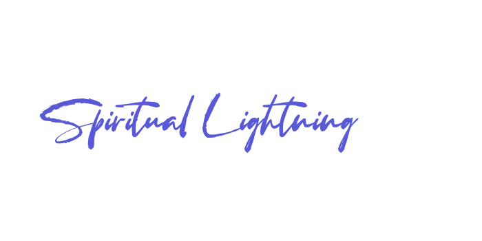 Spiritual Lightning Font Download