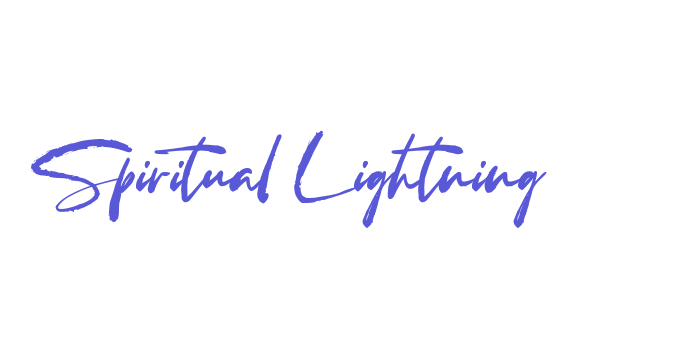 Spiritual Lightning Font