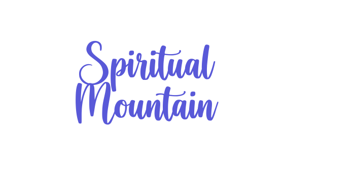 Spiritual Mountain Font Download