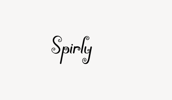 Spirly Font