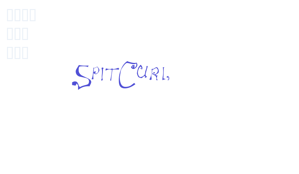 SpitCurl-font-download