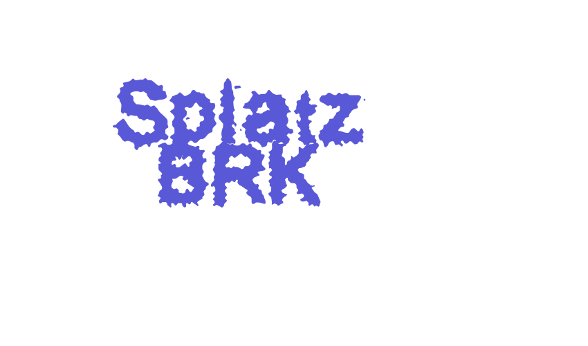 Splatz BRK Font Download