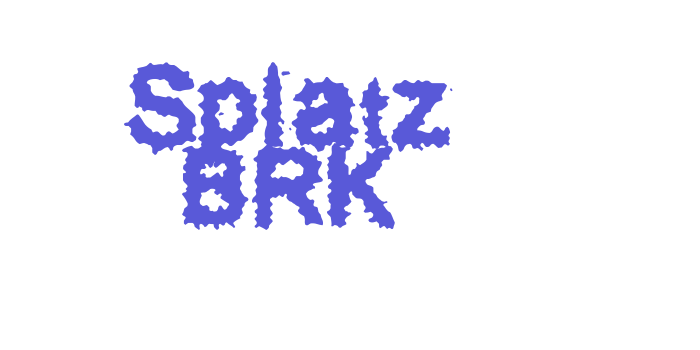 Splatz BRK Font Download