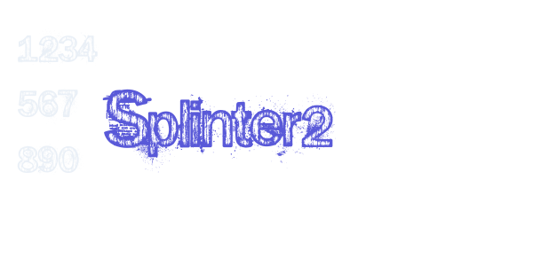 Splinter2 font